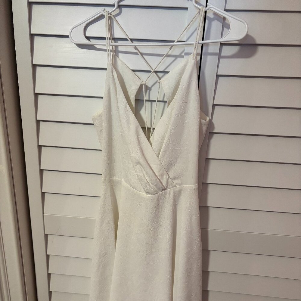 Classy white dress